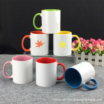 2021 Popular AA Grade 11oz Sublimation Mug de grès en céramique Tasses avec vos créations